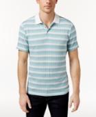 Alfani Men's Stretch Striped Polo, Created For Macy's