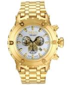 Invicta Men's Swiss Chronograph Reserve Subaqua Gold-tone Stainless Steel Bracelet Watch 52mm 14508