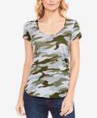 Two By Vince Camuto Camo-print T-shirt
