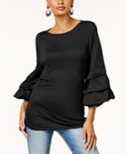 Anna Sui Loves Inc International Concepts Tiered-sleeve Top, Created For Macy's