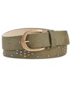 Inc International Concepts Studded Pant Belt, Created For Macy's