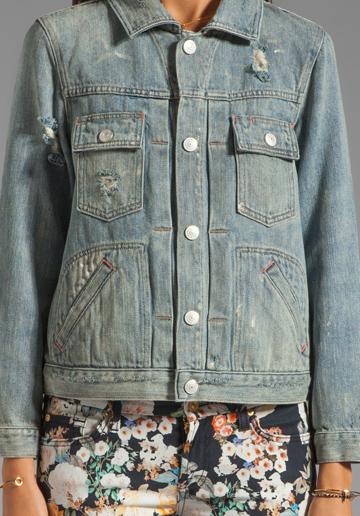 Marc By Marc Jacobs Standard Supply Denim Lily Jacket In Lily