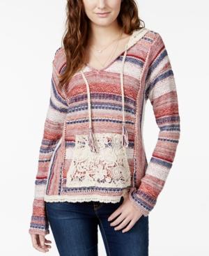American Rag Lace Hooded Sweater