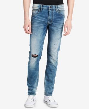 Calvin Klein Jeans Men's Ripped Straight-leg Jeans