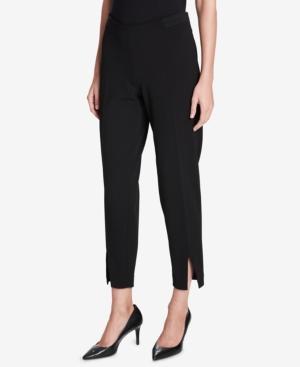 Calvin Klein Slit-front Straight-leg Pants