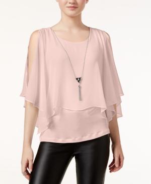 Bcx Juniors' Cold-shoulder Popover Top