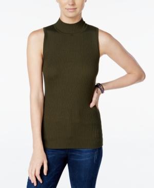 It's Our Time Juniors' Mock-neck Fine Gauge Sweater