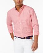 Tommy Hilfiger Big And Tall Long-sleeve Twain Check Shirt