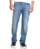 Armani Jeans Men's Straight-fit Jeans, Light Wash