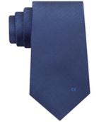 Calvin Klein Men's Simple Houndstooth Logo Tie