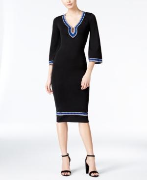 Xoxo Juniors' Bell-sleeve Midi Sweater Dress