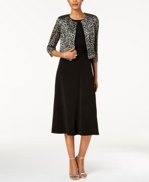 Jessica Howard Midi Dress & Lace Jacket