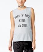 Hybrid Juniors' Rock 'n' Roll Graphic Tank Top