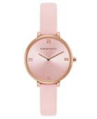 Bcbg Maxazria Ladies Pink Strap Watch With Rose Gold Dial, 34mm
