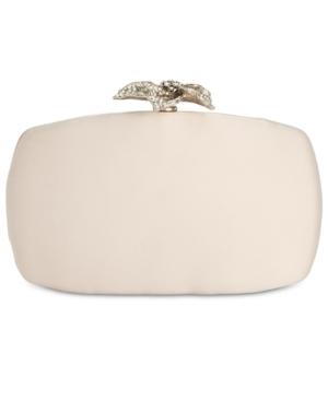 Adrianna Papell Rhinestone Satin Clutch