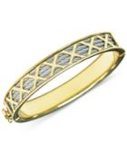 Charriol Womens Stainless Steel Pvd Yellow Gold-tone Multi-x Cable Bangle Bracelet