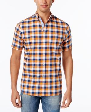 Tommy Hilfiger Men's Poplin Multi-gingham Shirt