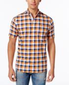 Tommy Hilfiger Men's Poplin Multi-gingham Shirt