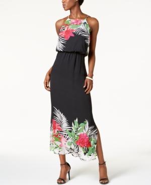 Nine West Blouson Maxi Dress