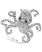 Caviar By Effy Diamond Octopus Ring (1-1/3 Ct. T.w.) In 14k White Gold