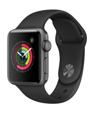 Apple Watch Series 2 38mm Space Gray Aluminum Case With Black Sport Band