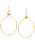 Robert Lee Morris Soho Extra Large Gold-tone Wire Gypsy Hoop Earrings