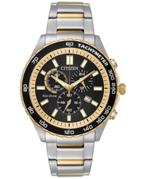 Citizen Men's Chronograph Sport Stainless Steel Bracelet Watch 43mm At2126-56e, A Macy's Exclusive Style