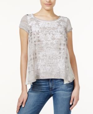 Miss Me Embellished Crossover-back Top