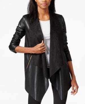 Bar Iii Pleather Flyway Jacket, Only At Macy's