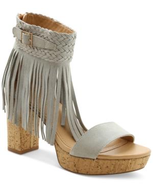 Nanette By Nanette Lepore Vanessa Fringed Platform Sandals Women's Shoes