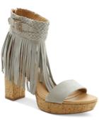 Nanette By Nanette Lepore Vanessa Fringed Platform Sandals Women's Shoes
