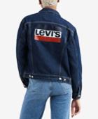 Levi's Cotton Logo Graphic Denim Jacket