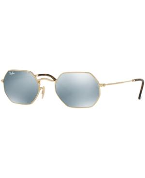 Ray Ban Sunglasses, Rb3556n 53 Octagonal Flat Lens
