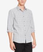 Kenneth Cole New York Men's Grid-pattern Button-down Shirt