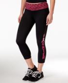 Ideology Fighter Pink Ribbon Cropped Leggings, Only At Macy's