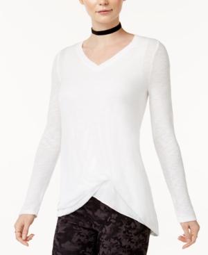 Bar Iii Twist-hem Top, Created For Macy's