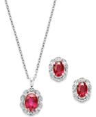 Gemstone (2 Ct. T.w.) And Diamond Accent Jewelry