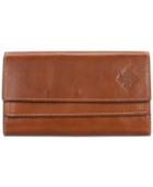 Patricia Nash Heritage Tan Ovado Double-flap Wallet