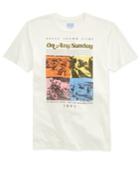 Lucky Brand Mens' Motorcycle Movie Graphic-print T-shirt