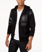 Inc International Concepts Men's Mixed-media Hoodie, Only From Macy's