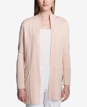 Calvin Klein Faux-suede-trim Cardigan