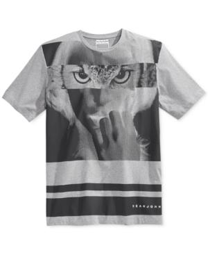 Sean John Men's Striped Graphic-print T-shirt