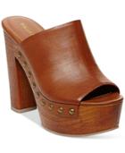 Madden Girl Merry Wooden Platform Mules Women's Shoes