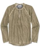 American Rag Men's Raw Edge Spring Henley, Created For Macy's