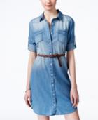 American Rag Denim Belted Shirtdress, Only At Macy's