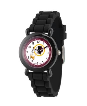 Gametime Nfl Washington Redskins Kids' Black Plastic Time Teacher Watch