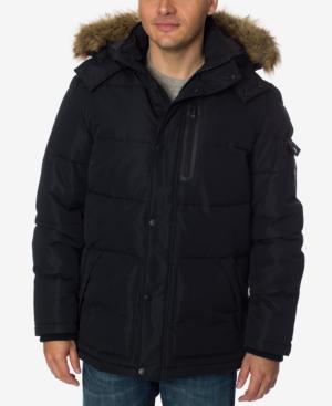 Nautica Men's Quilted Hooded Parka