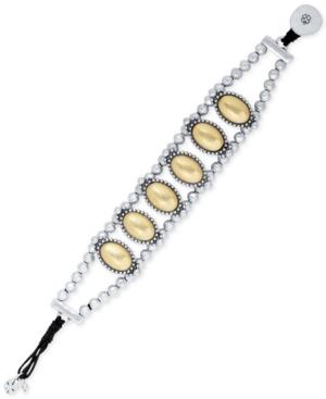 Lucky Brand Two-tone Corded Flex Bracelet