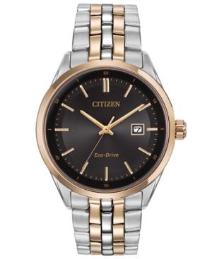 Citizen Men's Eco-drive Two-tone Stainless Steel Bracelet Watch 41mm Bm7256-50e