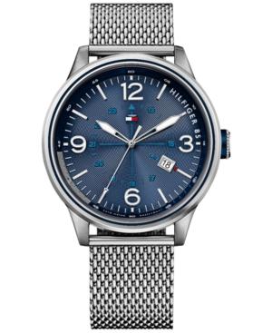 Tommy Hilfiger Men's Stainless Steel Mesh Bracelet Watch 46mm 1791106